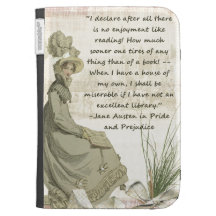 Jane Austen Book Lovers Case For The Kindle