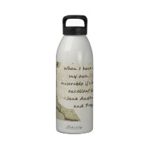 Jane Austen Book Lovers Reusable Water Bottle