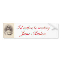Jane Austen Bumper Sticker