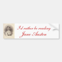 Jane Austen Bumper Sticker