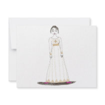 Jane Austen Creepy Gold invitations