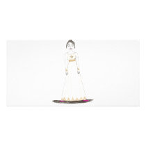 Jane Austen Creepy Gold photo cards