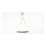 Jane Austen Creepy Gold Custom Photo Card