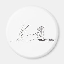 Jane Austen Fridge Magnet