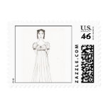 Jane Austen Girl Stamp