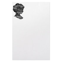 Jane Austen Girl Stationery