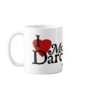 Jane Austen Heart Darcy Mug