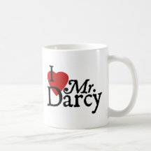 Jane Austen I LOVE Mr. Darcy Mug