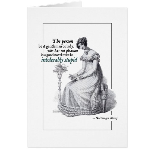 Jane Austen Intolerably Stupid Greeting Cards