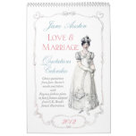 Jane Austen Love &amp; Marriage Quotations Calendar