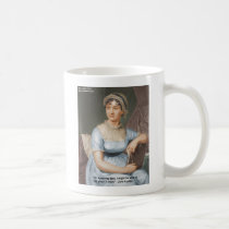 Jane Austen Loved U Less Quote On Gifts & Cards mugs