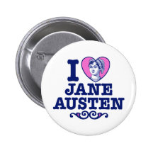 Jane Austen Pinback Button