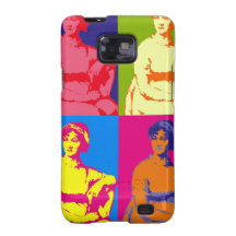 Jane Austen Pop Art Samsung Galaxy S2 Cases