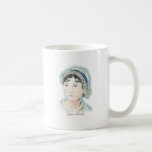 Jane Austen Portrait by Alice Flynn Coffee Mugs