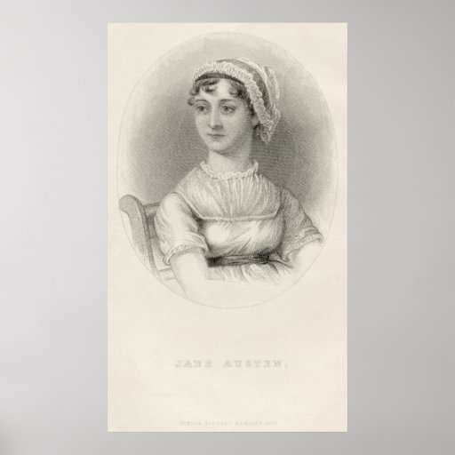Jane Austen Portrait Sketch by Cassandra Austen Poster Zazzle Jane Austen Portrait Sketch by Cassandra Austen Poster Zazzle