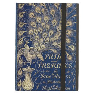 Jane Austen Pride and Prejudice Peacock 1894 iPad Air Cover