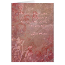 Jane Austen Quote Birthday Card CUSTOMIZED