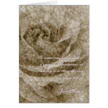 Jane Austen Quote Birthday Card CUSTOMIZED