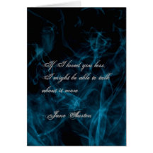 Jane Austen Quote Greeting Card CUSTOMIZED