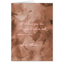 Jane Austen Quote Greeting Card CUSTOMIZED