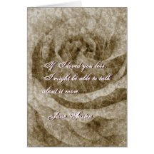Jane Austen Quote Greeting Card CUSTOMIZED