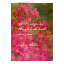 Jane Austen Quote Greeting Card CUSTOMIZED