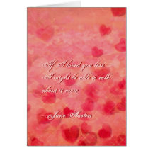 Jane Austen Quote Greeting Card CUSTOMIZED