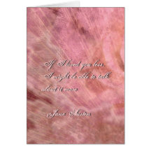 Jane Austen Quote Greeting Card CUSTOMIZED