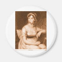 Jane Austen Refrigerator Magnet