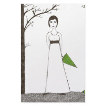 Jane Austen rice Customized Stationery
