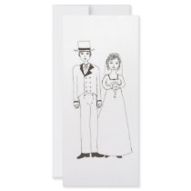 Jane Austen Wedding rack cards