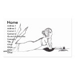 Jane Austen writing Business Card