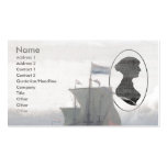 Jane Austen writing Business Card Templates