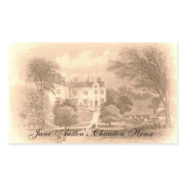 Jane Austen's Chawton House Rectangular Stickers