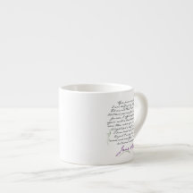 Jane Austen's Persuasion Quote #1 Espresso Mug
