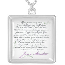 Jane Austen's Persuasion Quote #1 Pendant