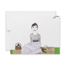 Jane Austen's Picnic Custom Invite