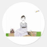 Jane Austen's Picnic Sticker