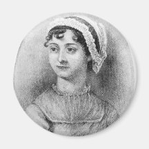 Jane Austen's Pride Fridge Magnet