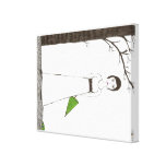 Jane Austen's rice painting Gallery Wrap Canvas
