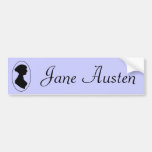 Jane Austen's Silhouette Bumper Sticker