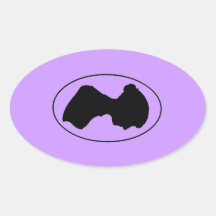 Jane Austen's Silhouette Sticker