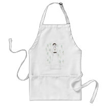 Jane Austen's  wallpaper aprons