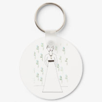 Jane Austen's  wallpaper keychains