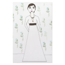 Jane Austen's  wallpaper Stationery Paper