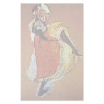 Jane Avril Dancing Study For The Poster Personalized Stationery