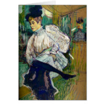 Jane Avril Danzante: Toulouse-Lautrec cards