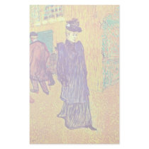 Jane Avril Leave The "Moulin Rouge", Stationery Design