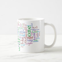 Jane Eyre Word Cloud Coffee Mug