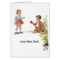 Jane likes Dick cards
